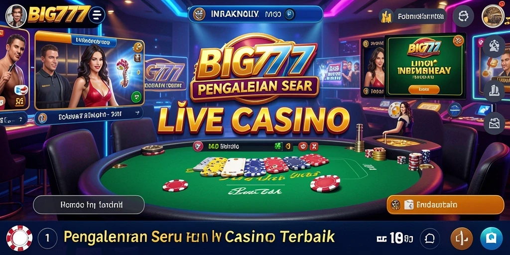 Tampilan gameplay LIVE dari BIG777 yang menarik dan interaktif.