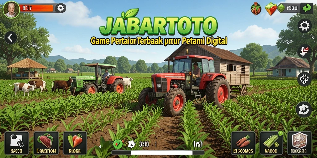 Gameplay menawan dari JABARTOTO dalam suasana pertanian.