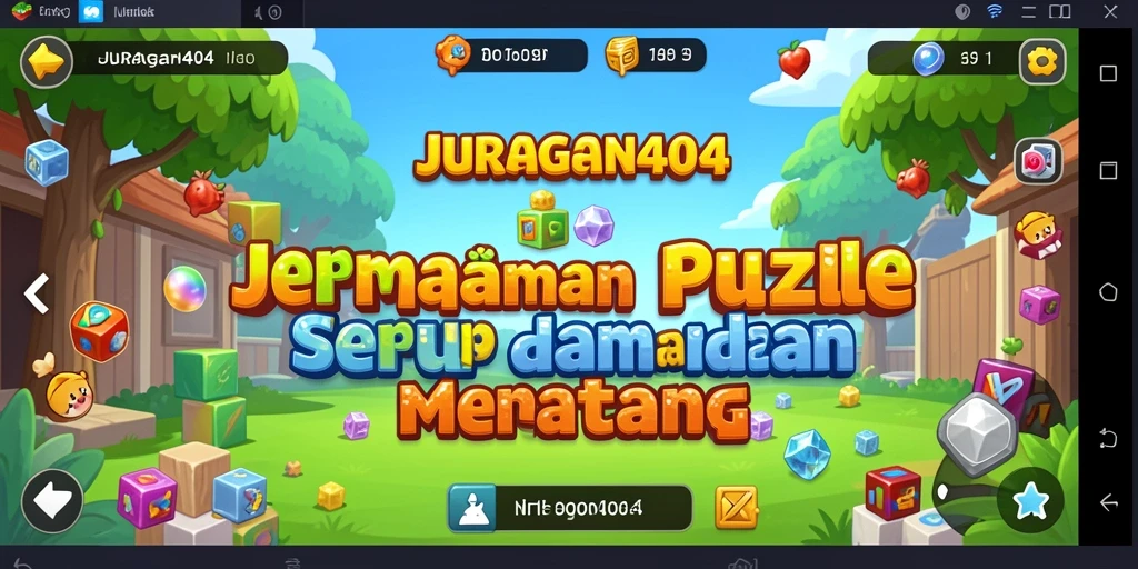 Tampilan permainan JURAGAN404 dengan berbagai teka-teki menarik.