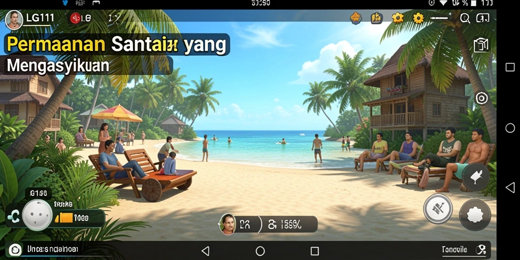 Tangkapan layar gameplay LG111 yang seru dan penuh warna.