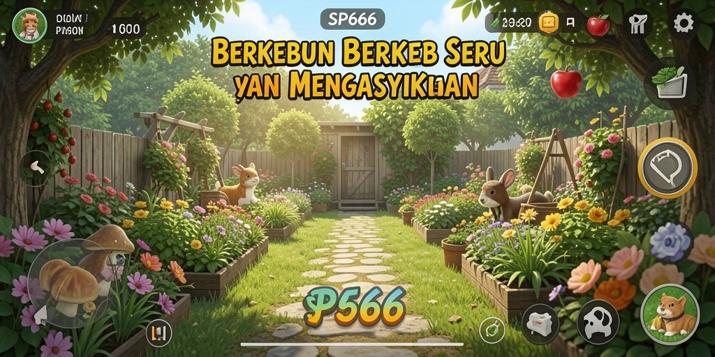 Tampilan screenshot gameplay SP666 yang penuh warna dan menawan.
