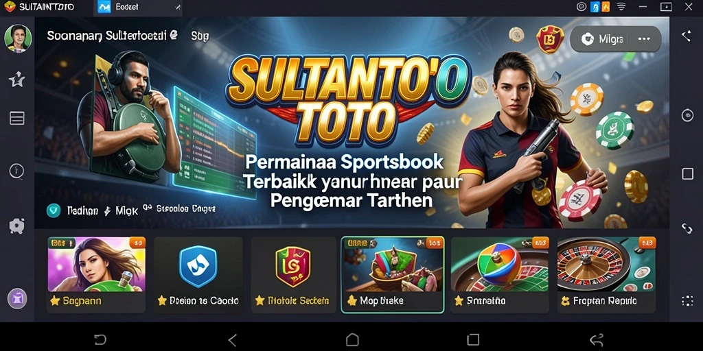 Tampilan gameplay SULTANTOTO yang menarik di layar smartphone.