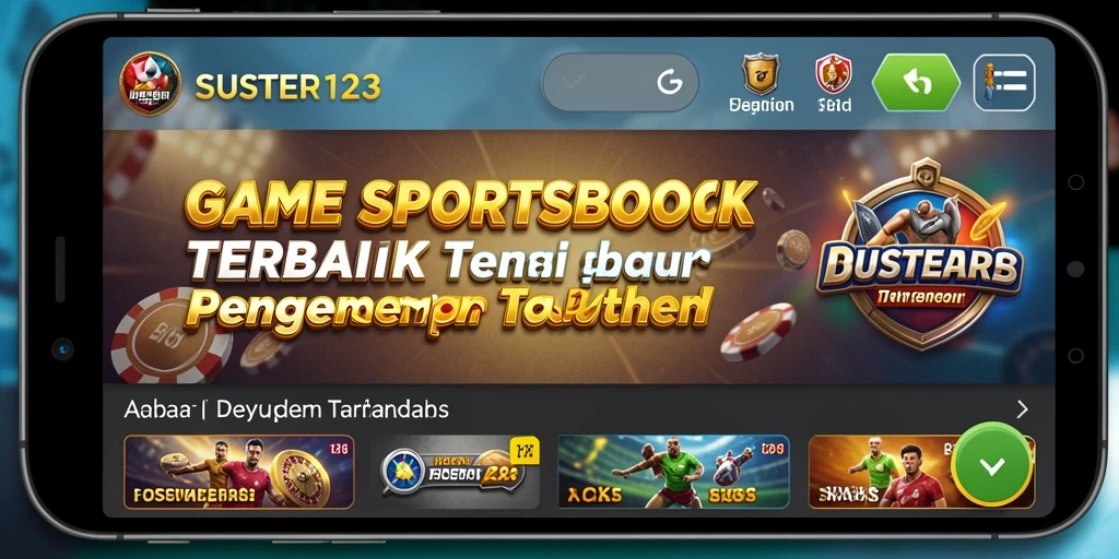 Tampilan gameplay SUSTER123 dengan berbagai pilihan taruhan olahraga.